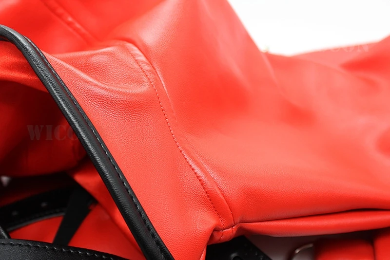 Women Black Red Sexy Open Breast Cupless Leather Bondage Strait Jacket Top Women's Restraint Straight Jacket Halloween Costume