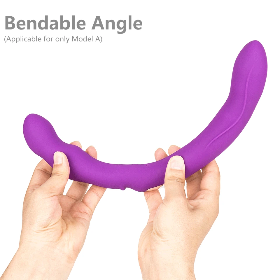 Lesbian Strapless Strapon Dildo Vibrators Remote Control Strap on Double Ended Pegging Penis Adult Sex Toys for Women Sex Shop