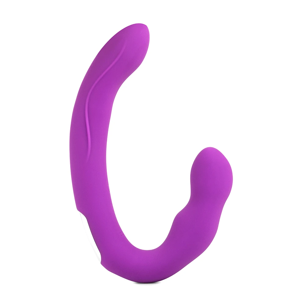 Lesbian Strapless Strapon Dildo Vibrators Remote Control Strap on Double Ended Pegging Penis Adult Sex Toys for Women Sex Shop