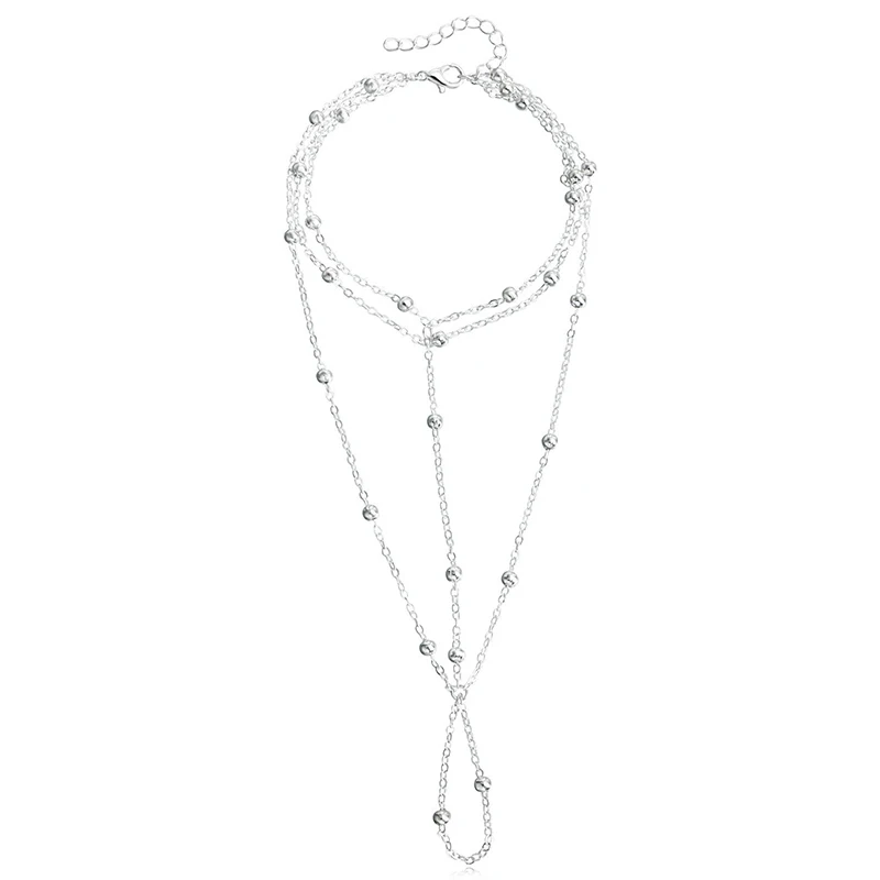 Bohemian Metal Beads Tassels Anklet for Women New Accessories Sexy Exotic Gold Color Multilayer Foot Chain Ankle Beach Jewelry